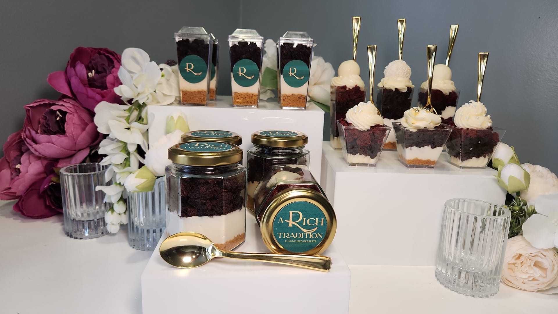 art desser bar set up